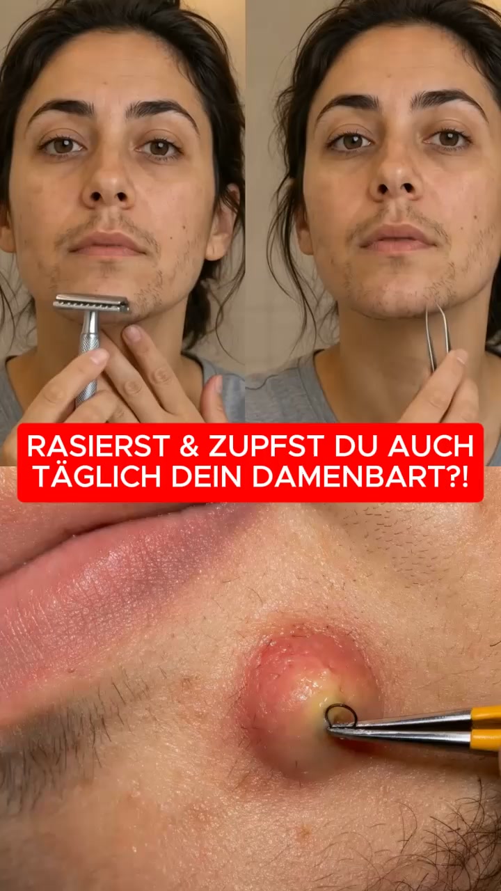 Damenbart? Hör auf zu rasieren, zupfen oder Lasern!