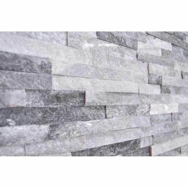 Grey/White Mix Split Face tile 10x36cm