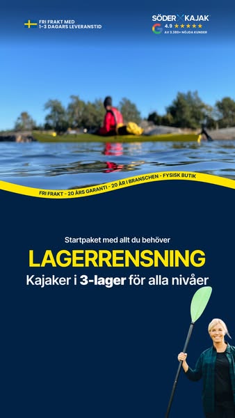LAGERRENSNING KAJAK
