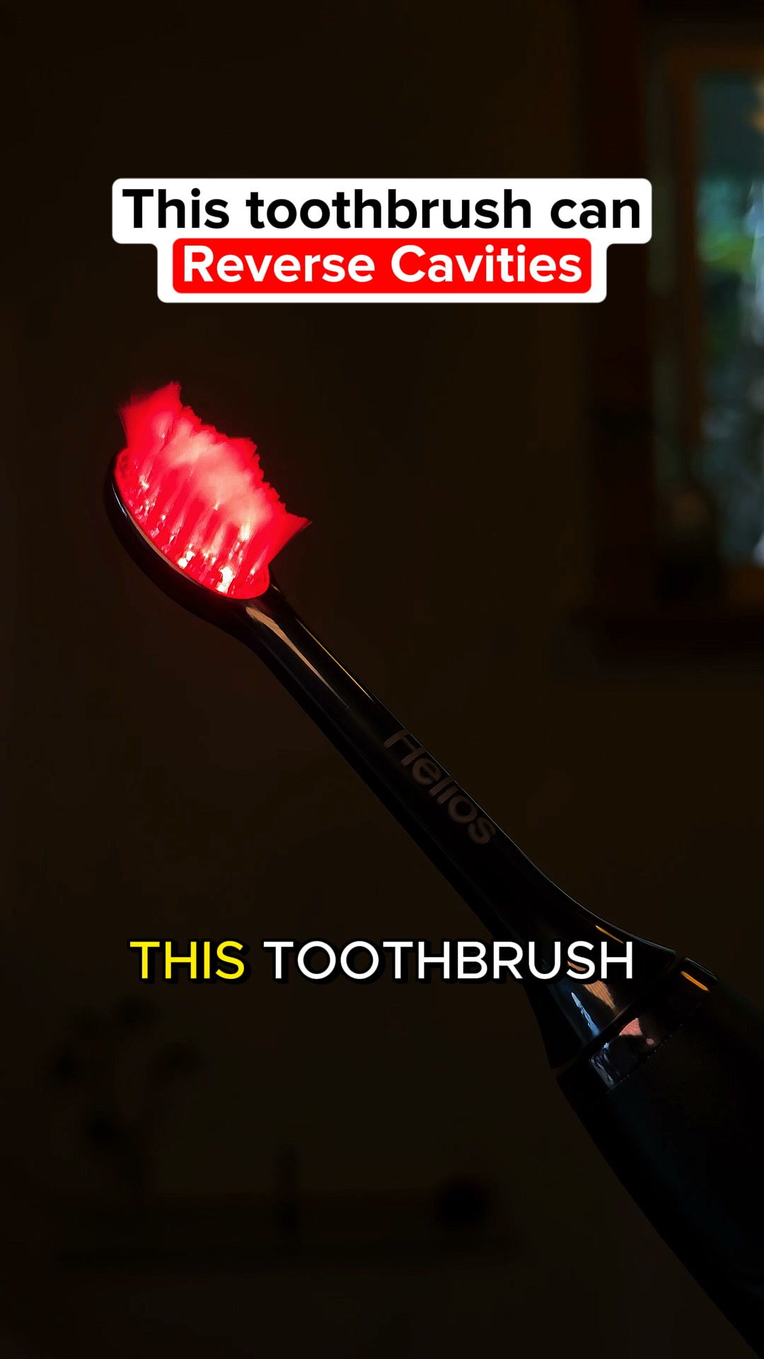 Stop cavities with red light