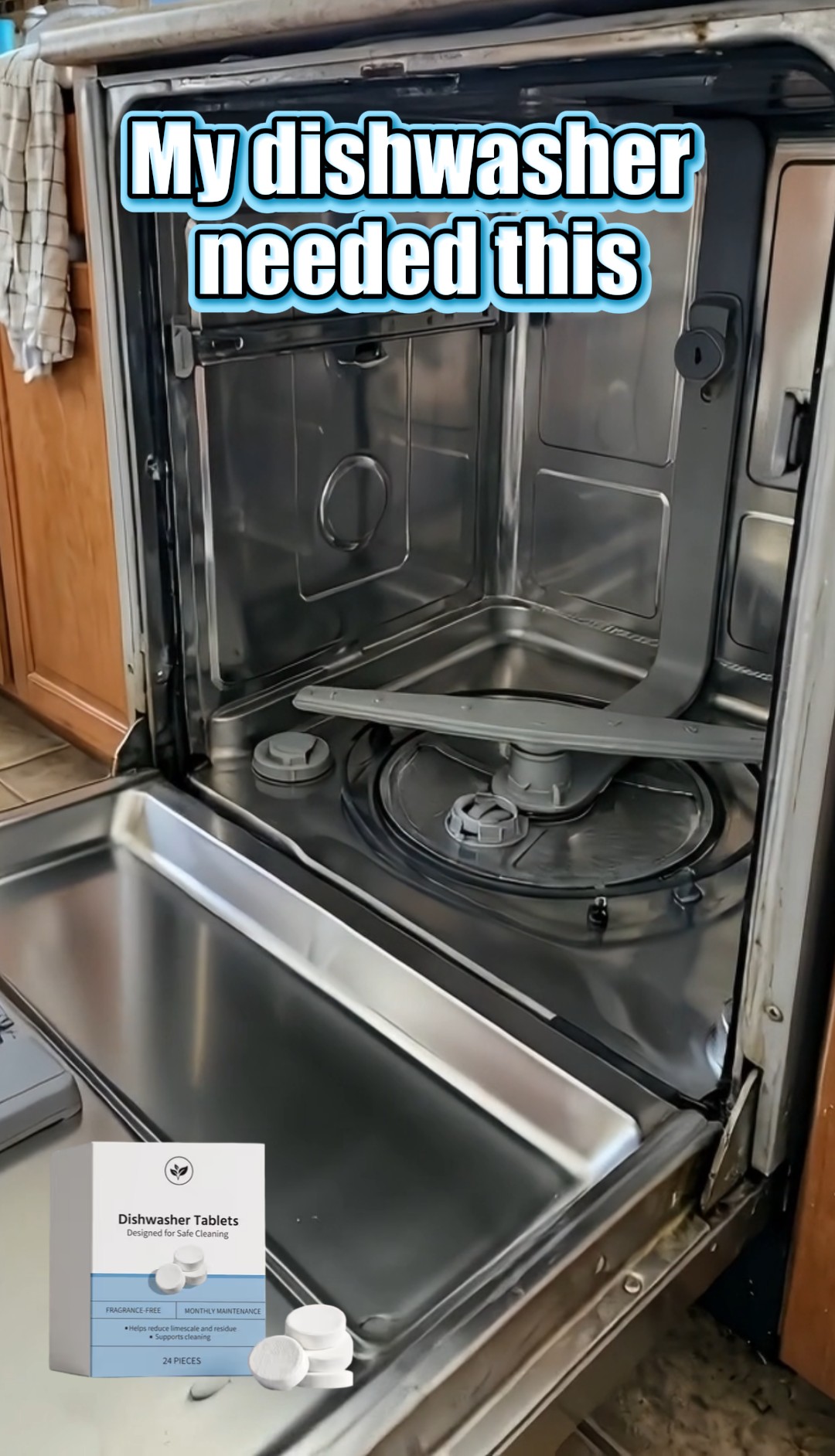 Appliance Cleaning Tablets Remove Limescale For Dishwasher & Washing Machine