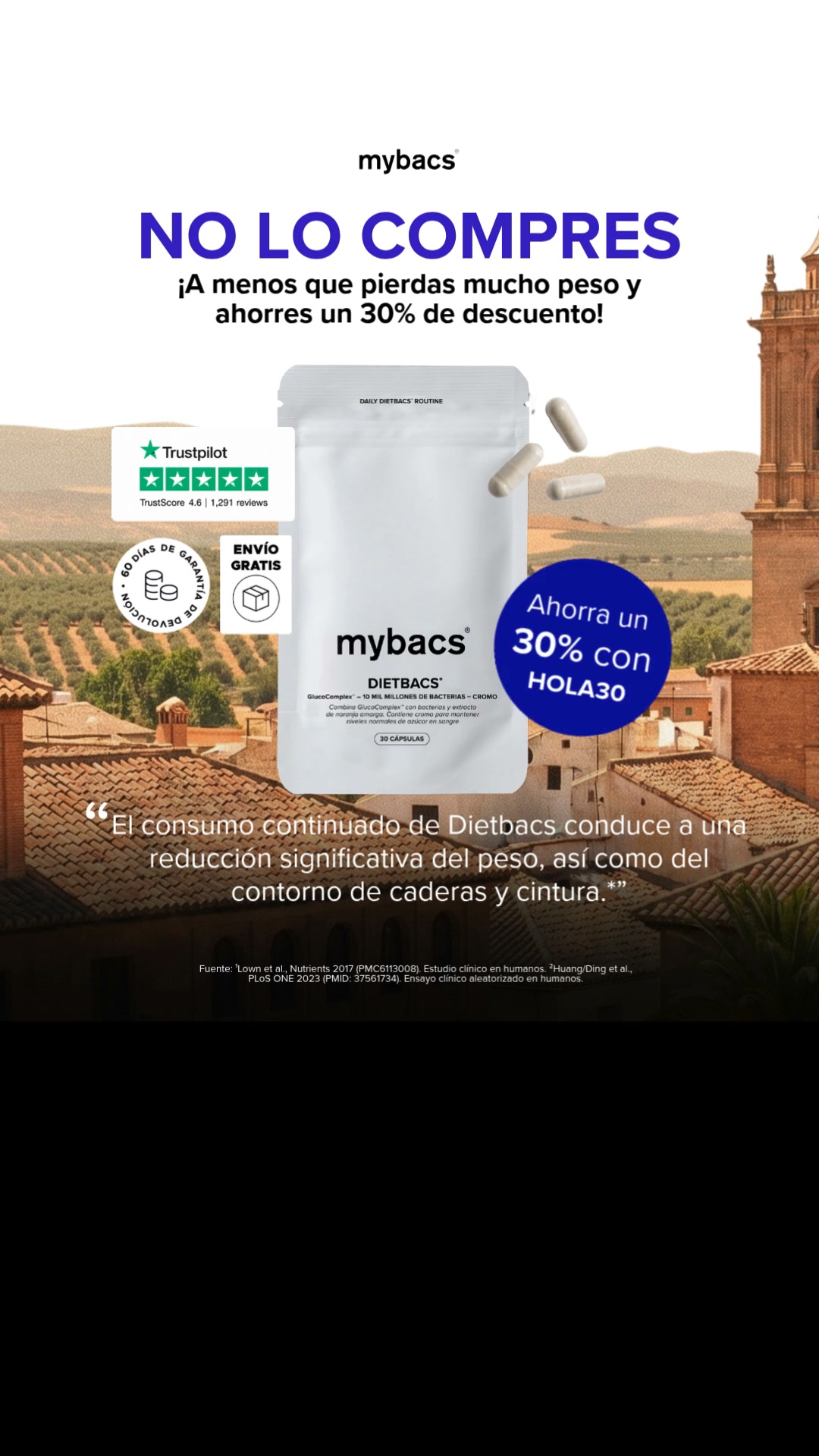 Dietbacs -30% con el código HOLA30