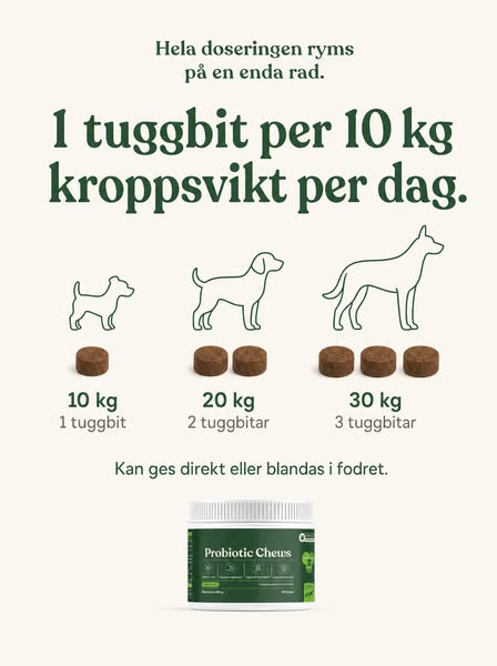 1 tuggbit per 10 kg