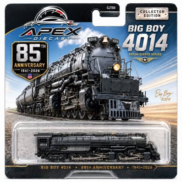 Big Boy 4014 85th Anniversary Steam Giant Die-Cast Model