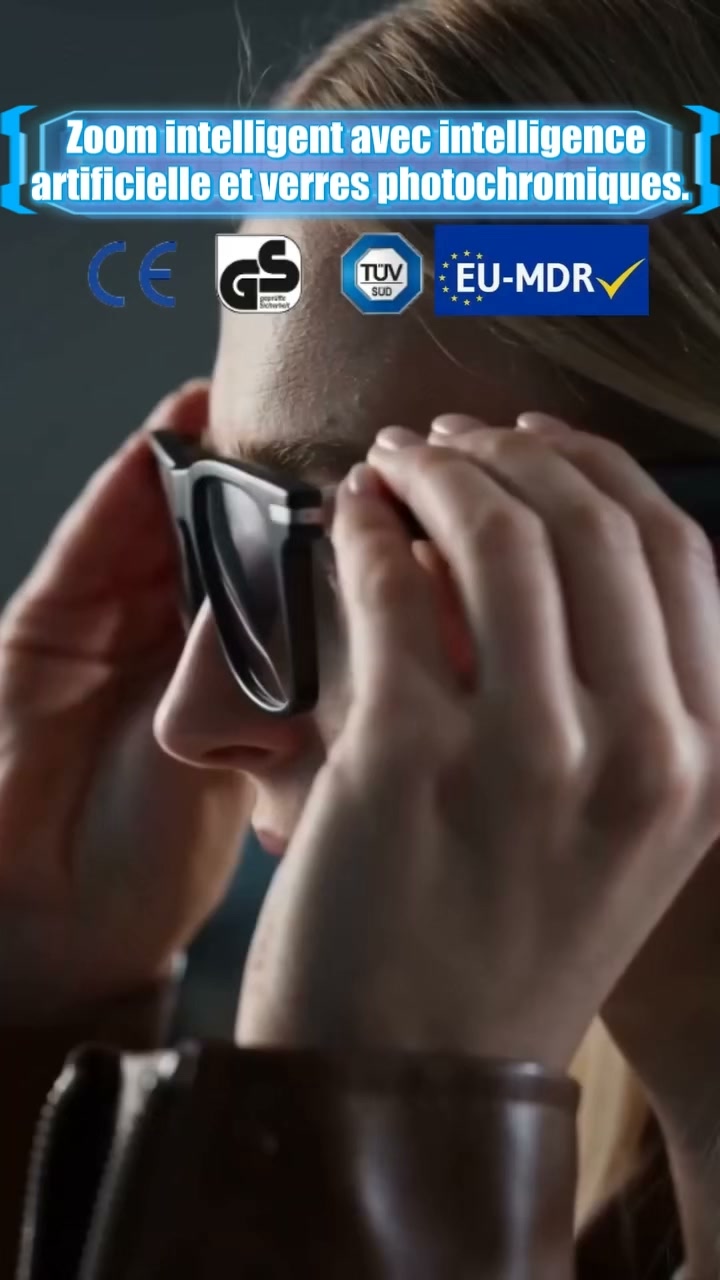 Lunettes intelligentes IA : le futur sur votre nez, les mains libres.