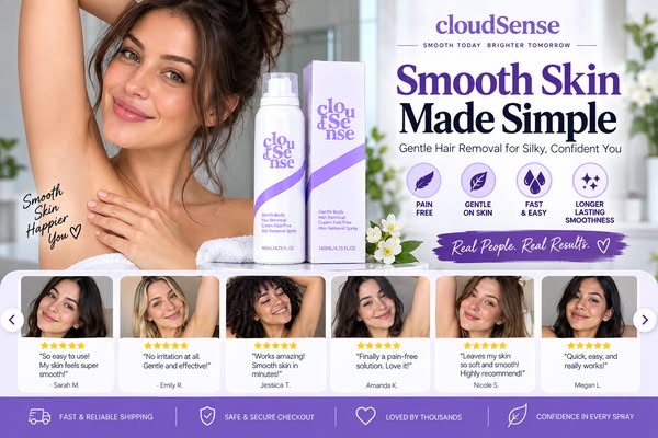 Pain-Free Hair Removal Mousse