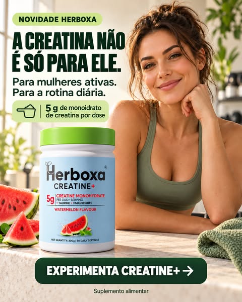 Ainda achas que a creatina é só para bodybuilders?