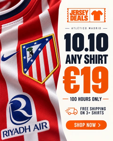 Football Shirts from €19.90 | Jersey Deals