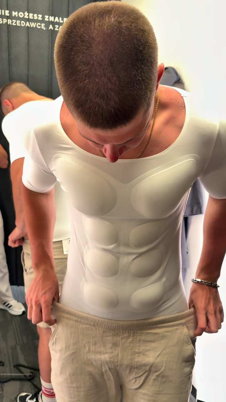 Men's Removable Padded Compression Shirt