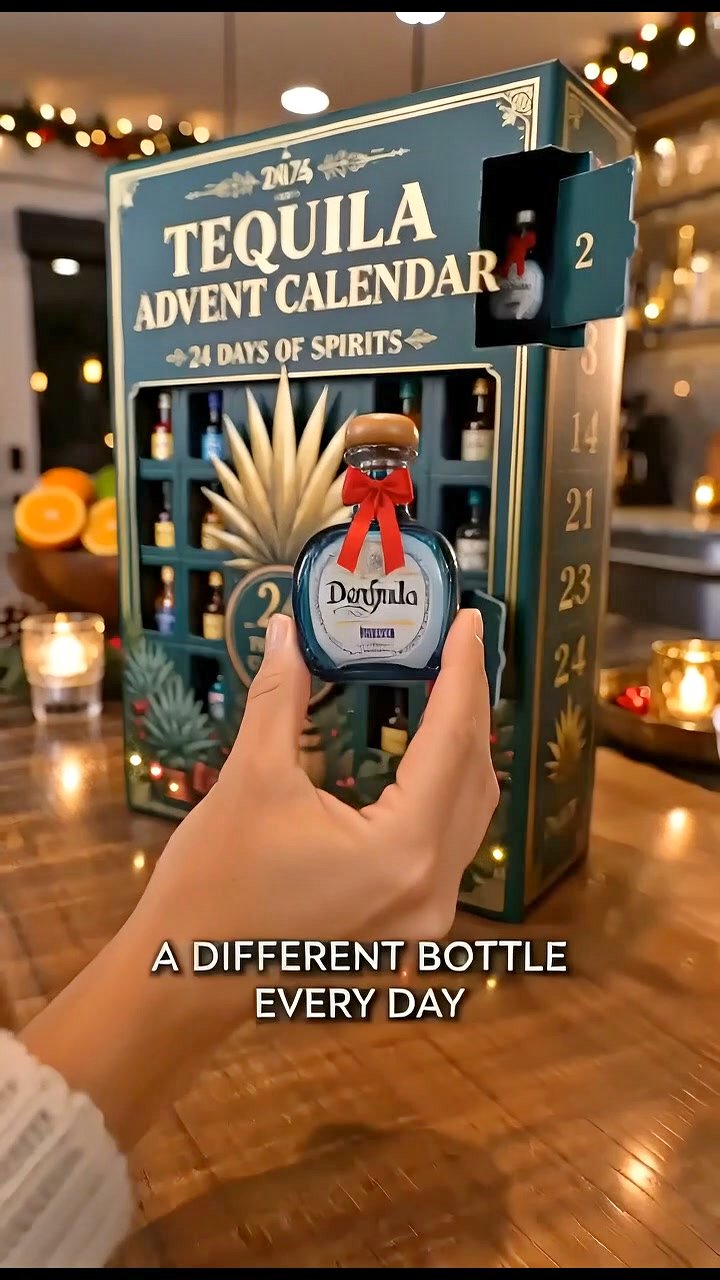 24-Day Mini Tequila Bottle Advent Blind Box