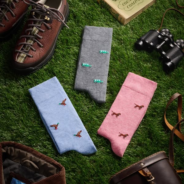 Introducing a trio of socks with first-class pedigree.