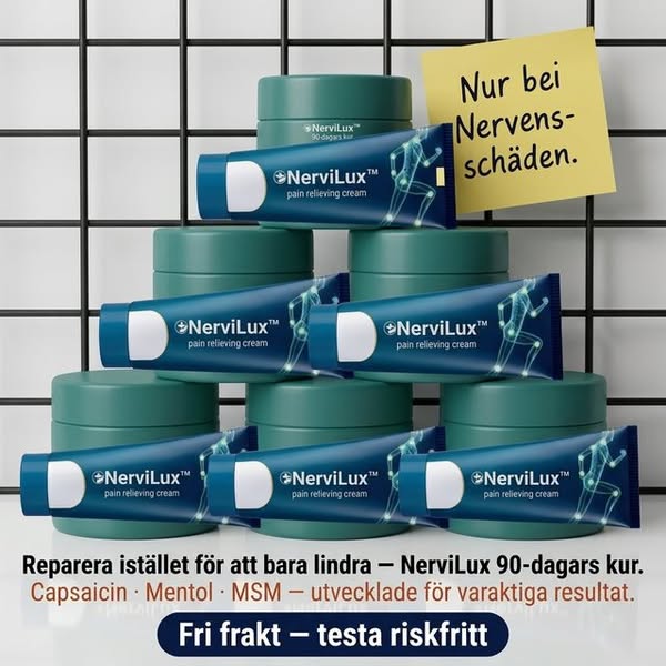 Äntligen — för brännande fötter och nervsmärta��