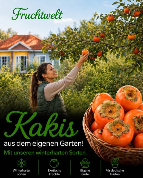 Kakis aus dem eigenen Garten
