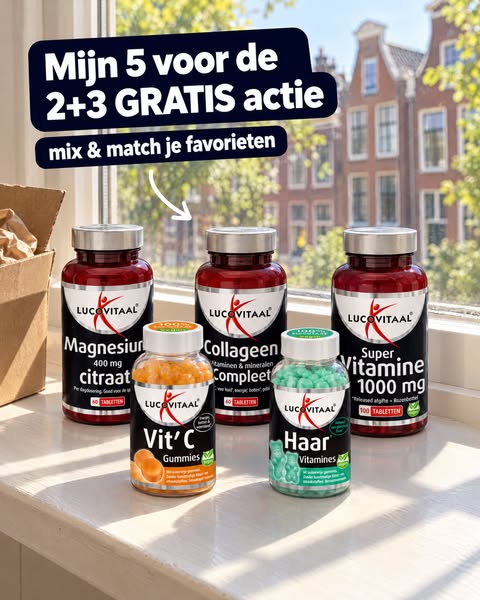 2+3 gratis op heel veel Lucovitaal