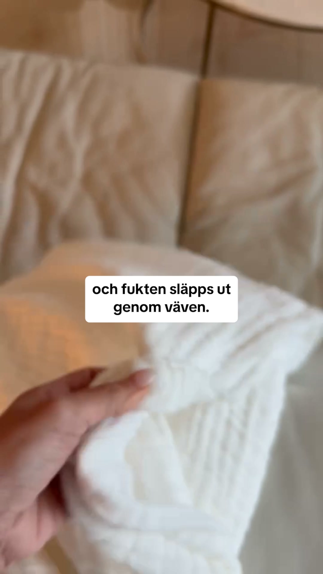100 % bomull. Ingen plast.