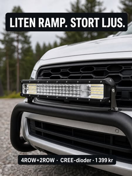 LED-ramp – mer ljus i mörker