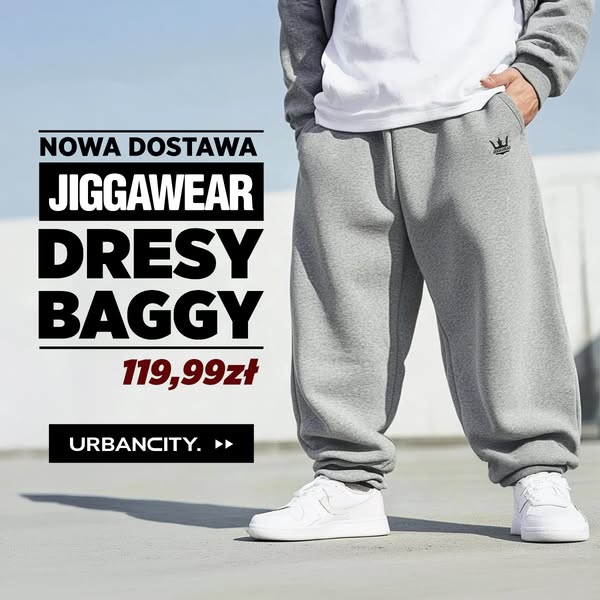 Szerokie dresy i baggy od 119,99 zł