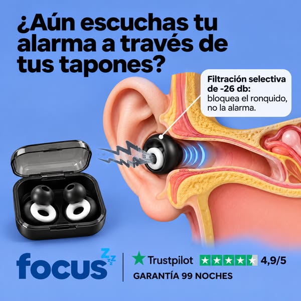 Bloquea el ronquido, no tu alarma