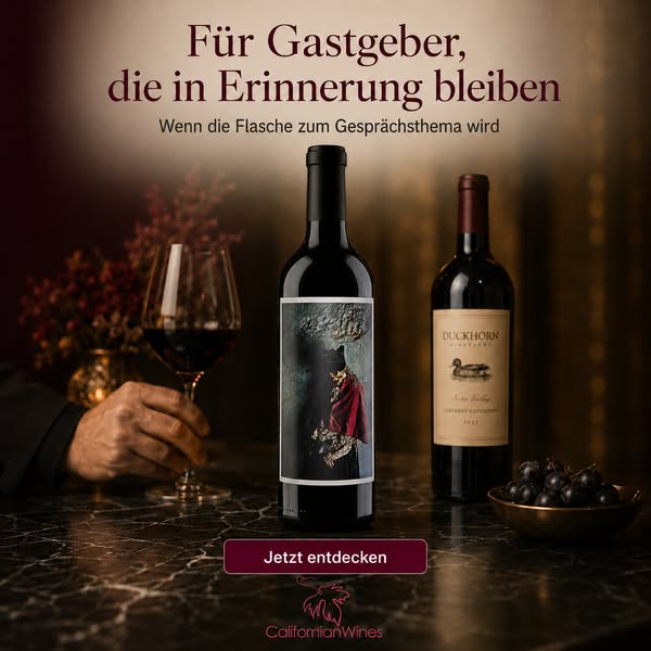 Machen Sie den Abend besonders – mit Wein aus Kalifornien
