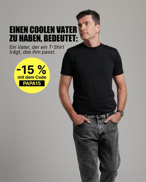 15% mit dem Code PAPA15
