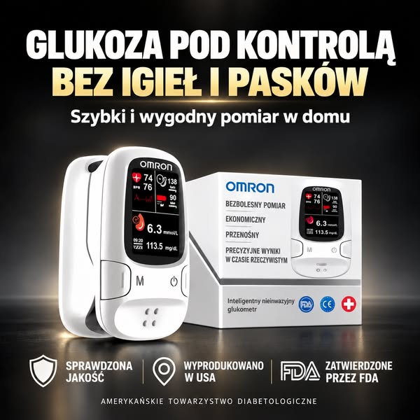OMRON — glukoza pod kontrolą bez igieł i pasków