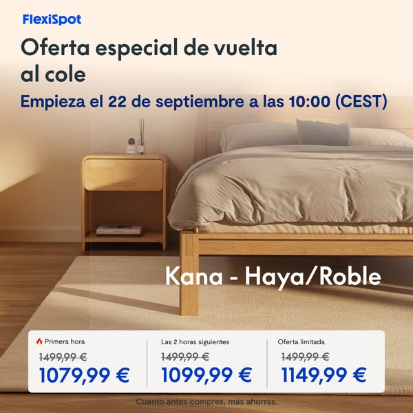 Cuanto antes compres, más ahorras.