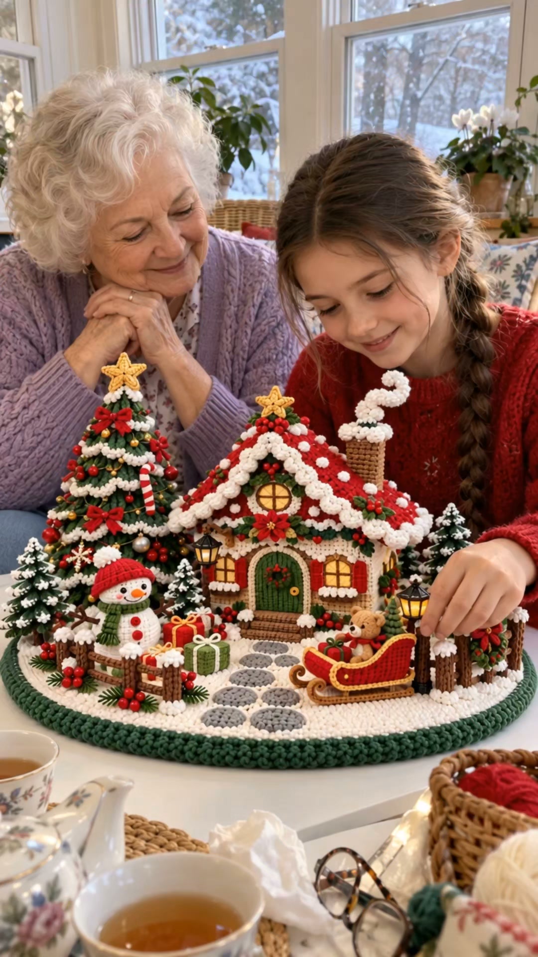 Verwandeln Sie Wolle in ein zauberhaftes Weihnachtswunderland!