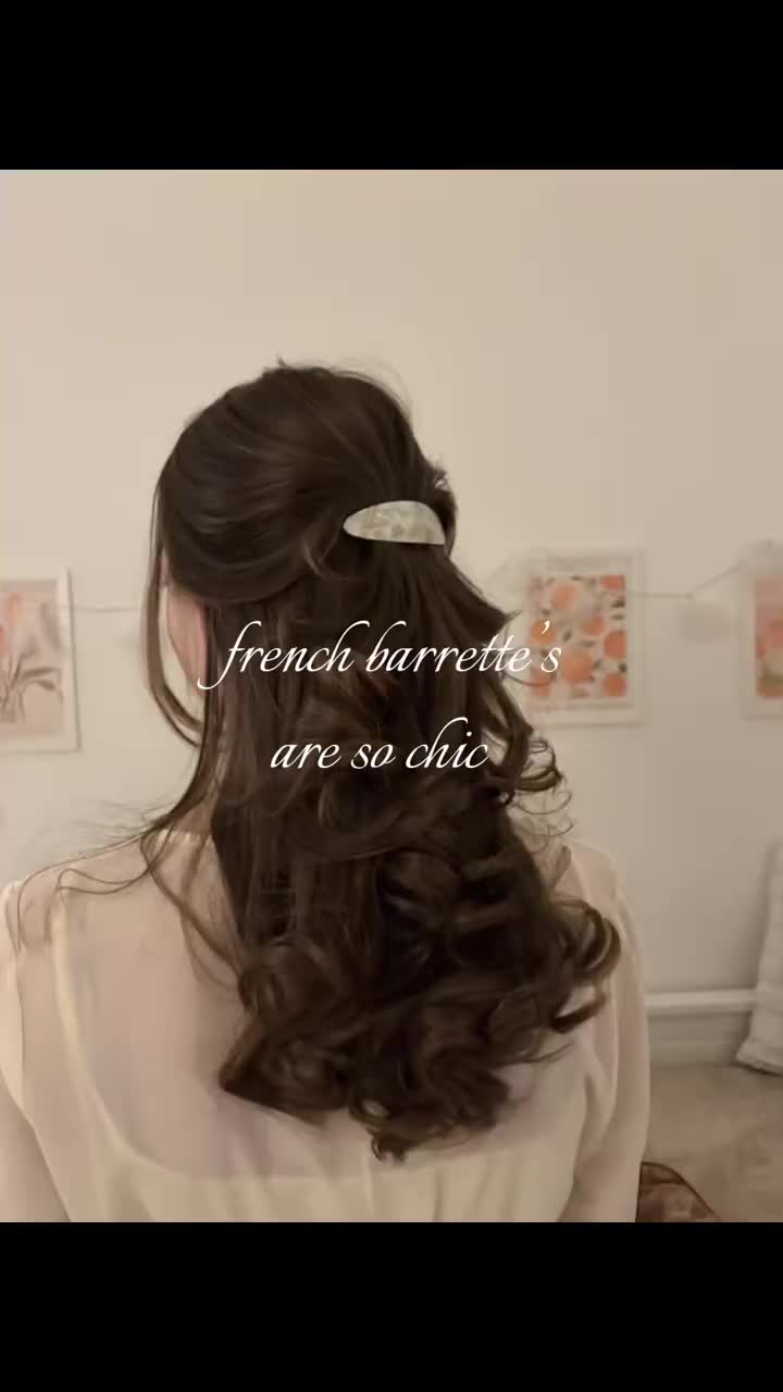 Oval Hair Barrette