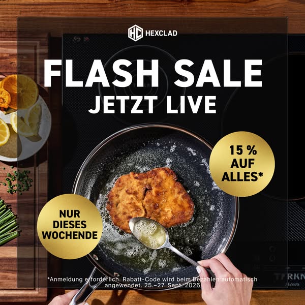 15 % AUF ALLES* – NUR DIESES WOCHENENDE!