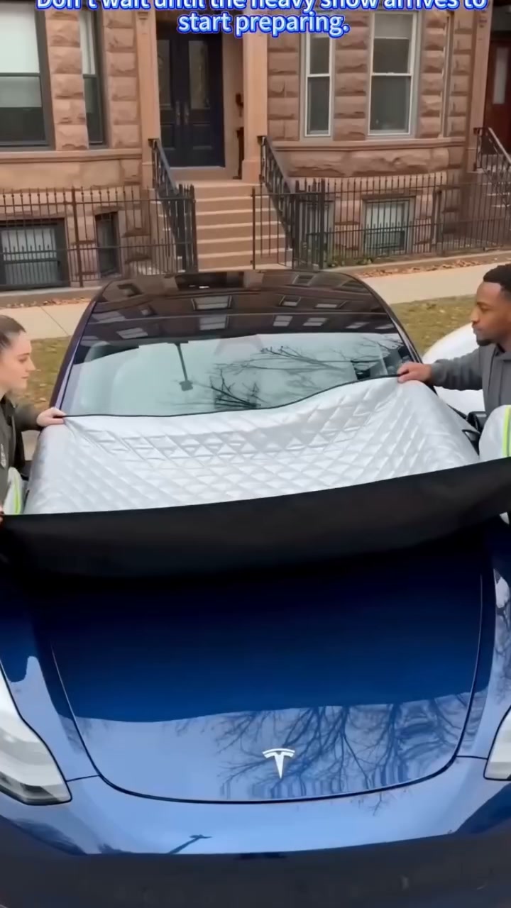 Magnetic Windshield Cover – All-Season Sun, Snow & Frost Protector for Cars, SUVs & Trucks