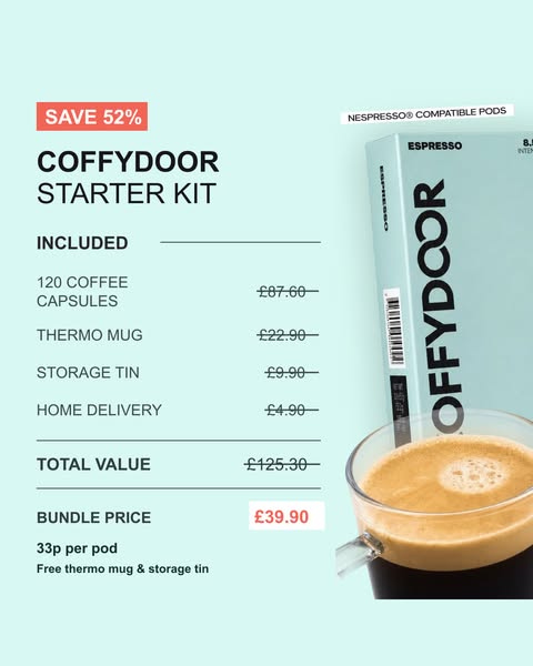 Try the UK's best tasting coffee pod