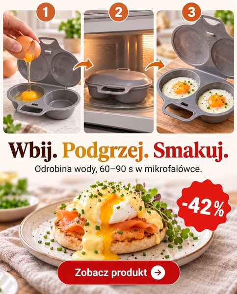 Jajka w koszulce w 90 sekund