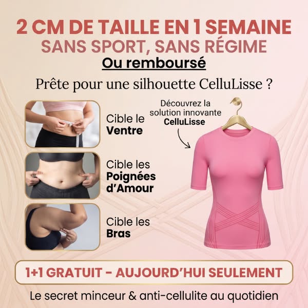 Cellulisse® Tee-Shirt 3D Compression