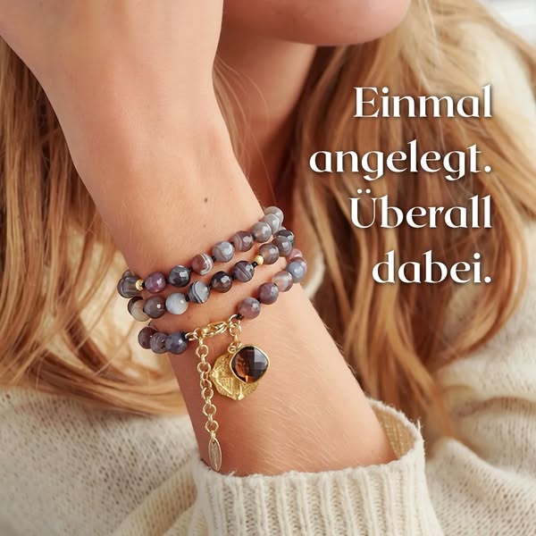 Wickelarmband Botswana Achat