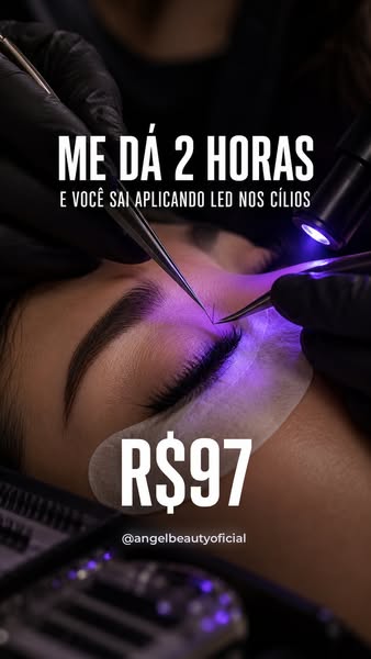 Me dá 2 horas e você sai aplicando LED