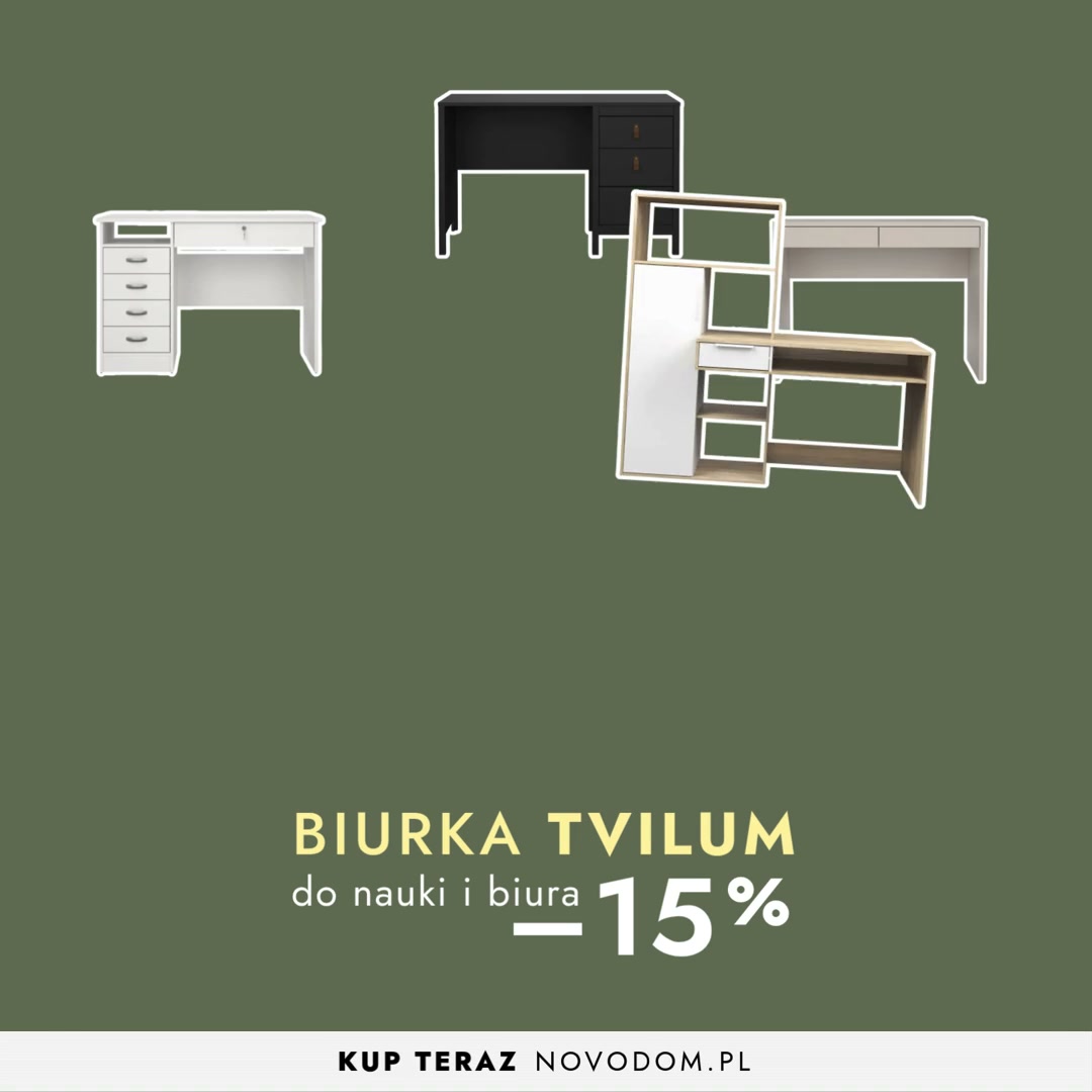 Biurka TVILUM