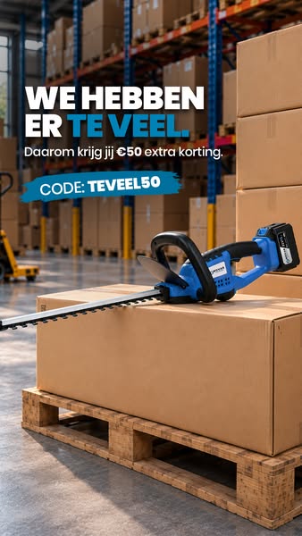 €50 extra korting met code TEVEEL50