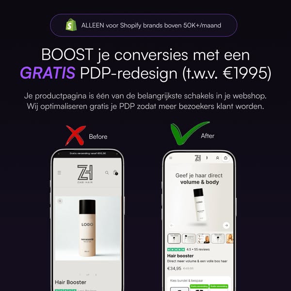 Claim je gratis PDP t.w.v. €1.995