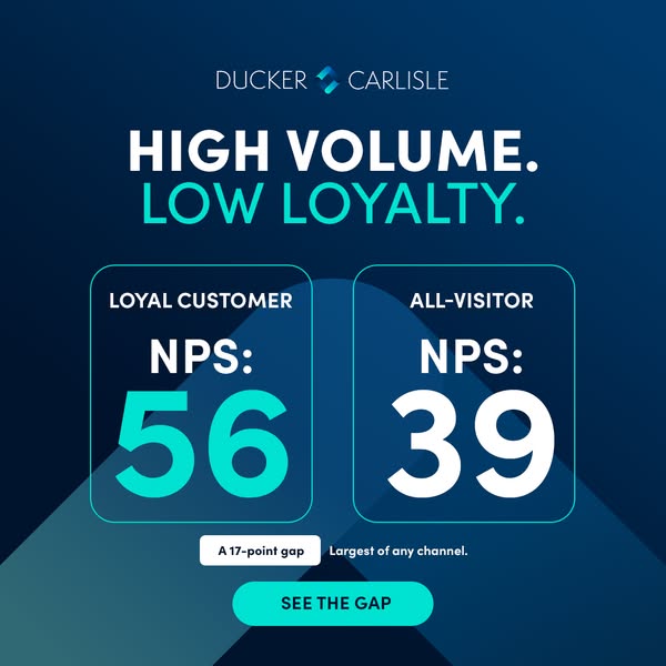High volume. Low loyalty.