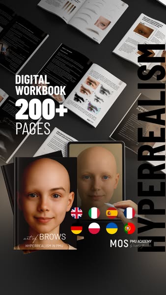 Workbook “Art of Brows: Hyperrealism in PMU”