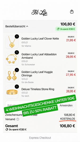 Bis zu 50%