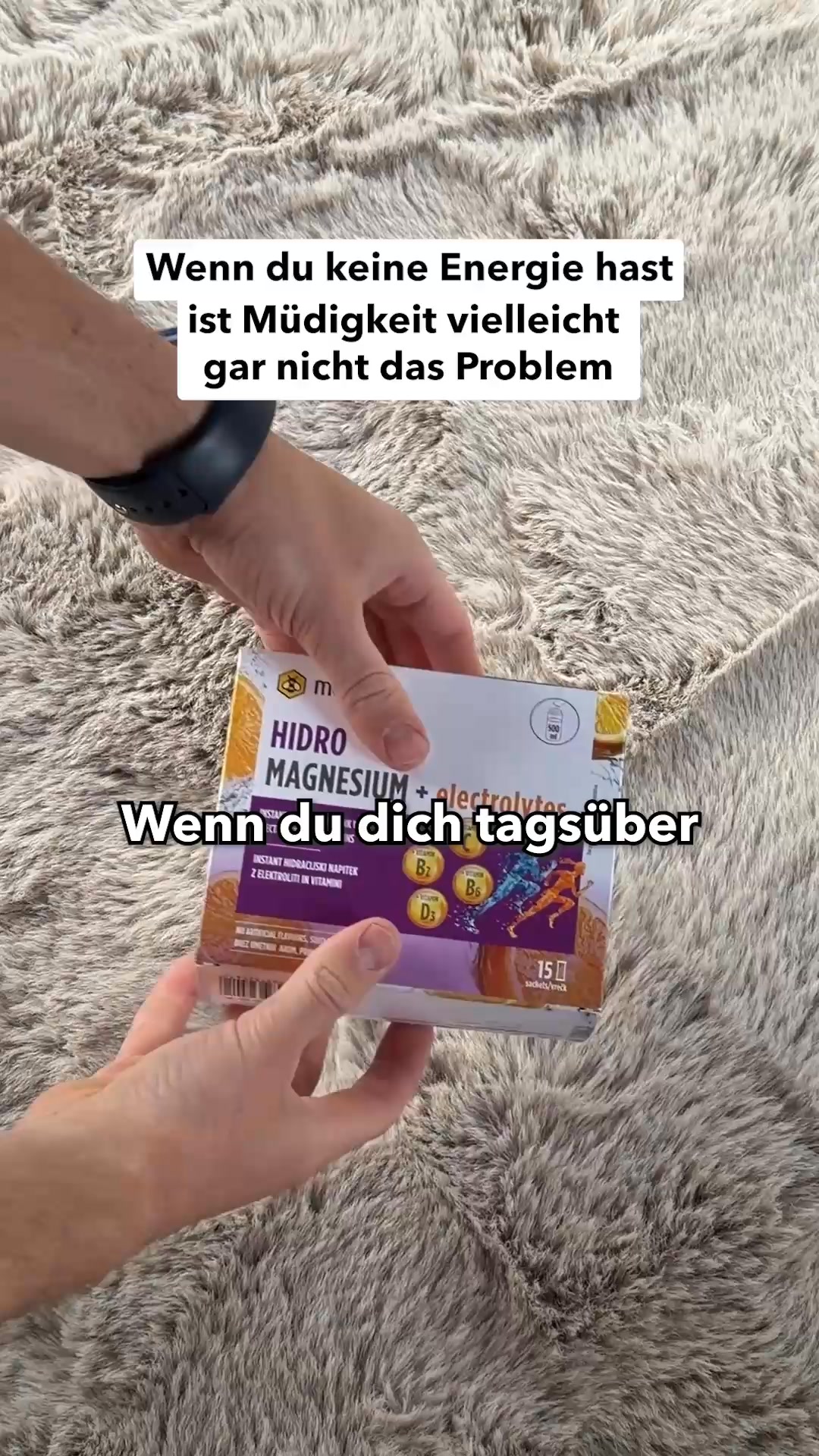 Kraft und Erfrischung, wenn dein Körper mehr braucht.