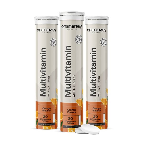 3x Multivitaminas - comprimidos efervescentes, total de 60 omprimidos efervescentes