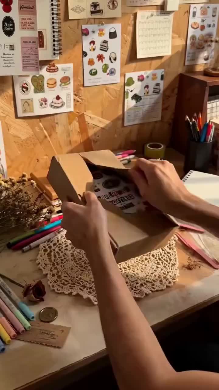 Vintage Sticker Book