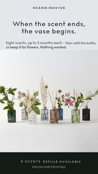 3 months of scent. Then it's a vase.