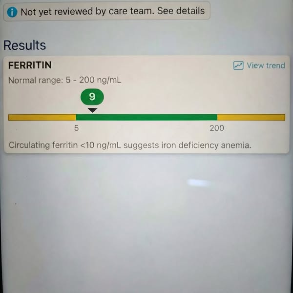 Read this if you have low ferritin