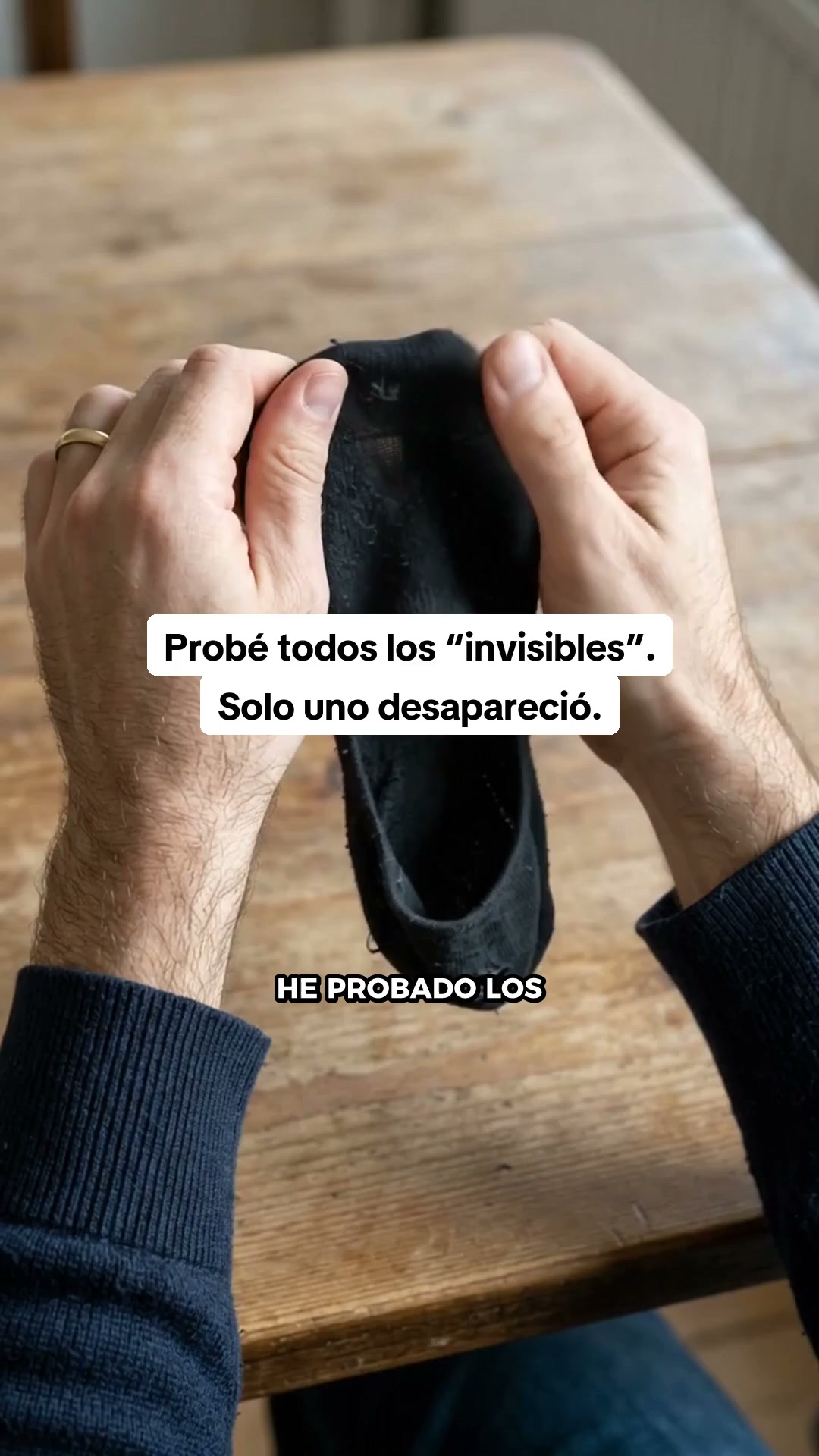 Calcetines invisibles que NUNCA resbalan