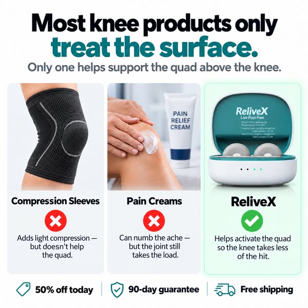 Knee comfort that goes deeper at half price
