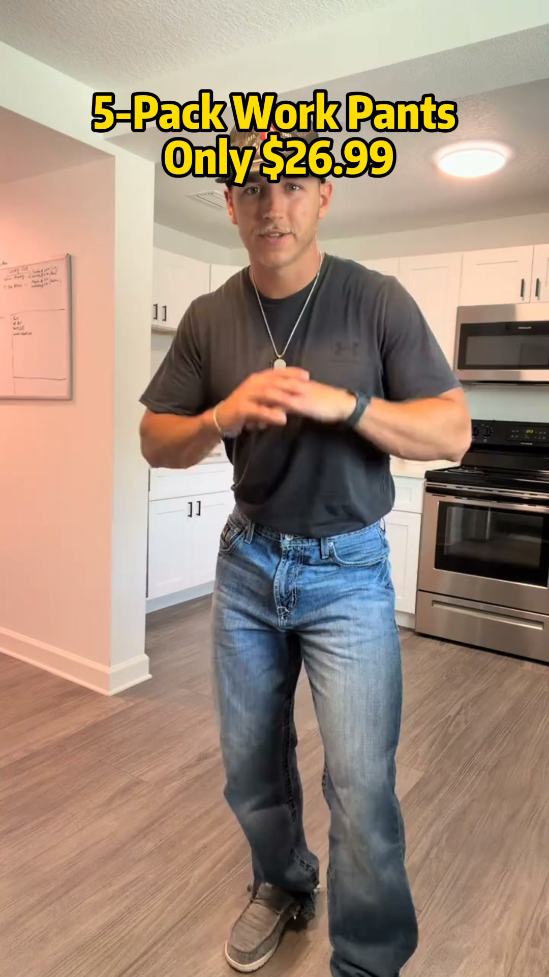 5-Pack Work Pants — Only $26.99