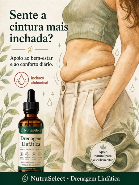Menos inchaço, mais leveza em cada gota.
